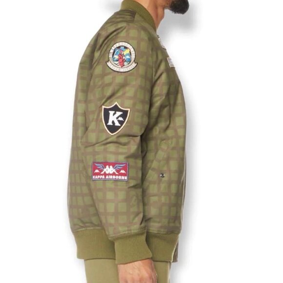Kappa Authentic Alexander Bomber Jacket XXL | New with Tags | Olive Green - Picture 4 of 5